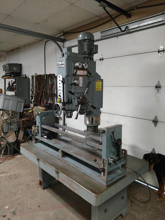 Used Peterson Large Valve Guide & Seat Machine Model TCM40, 230v, 3ph